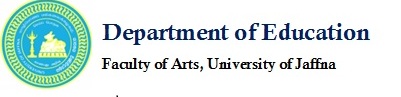 Department of Education, Faculty of Arts, University of Jaffna
